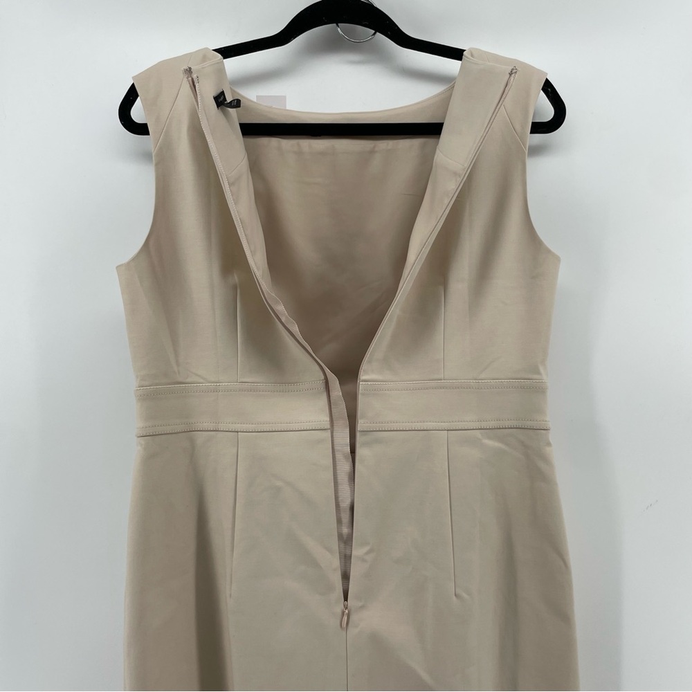 NEW Ann Taylor Shift Dress Beige 8 - Picture 5 of 7